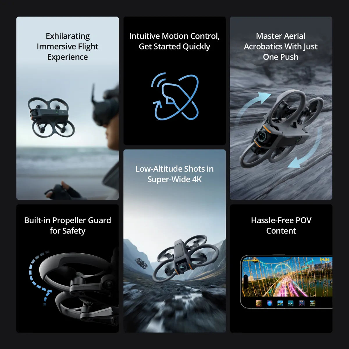 DJI Avata 2 Fly More Combo (3 Batteries)- Goggles 3