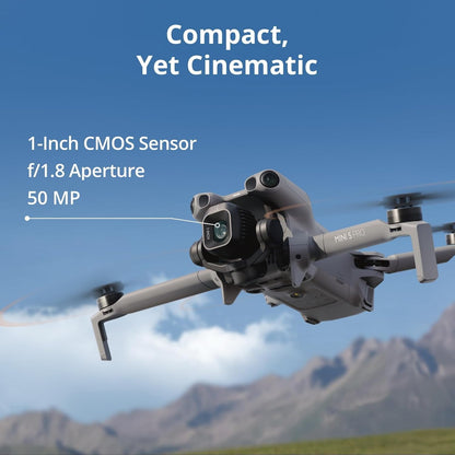 DJI Mini 5 Pro Flymore Combo (3 Batteries) – Professional Power in a Mini Drone